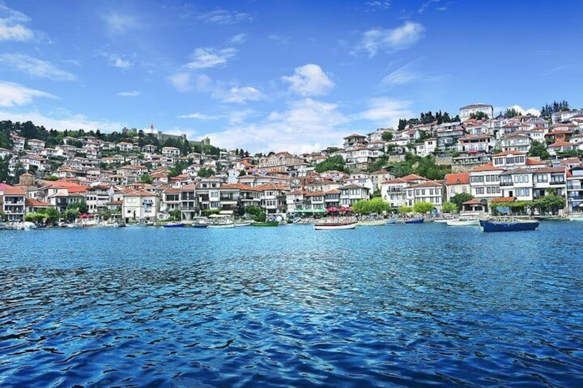 Ohrid panorama from the lake