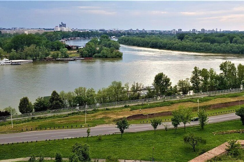 Sava & Danube confluence