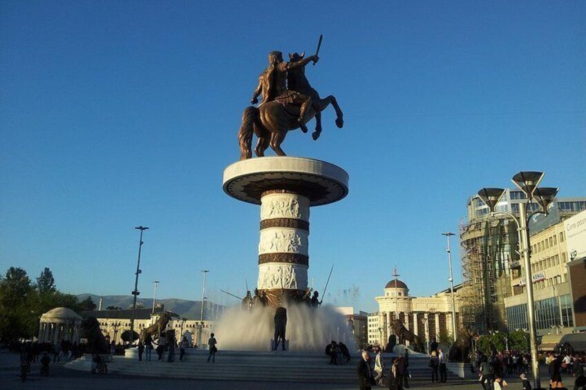 Skopje square