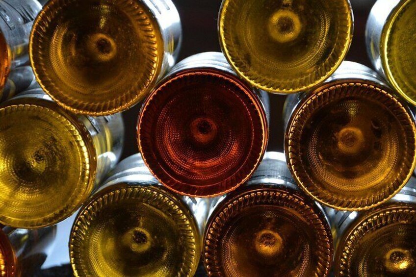 Bottles of Soave