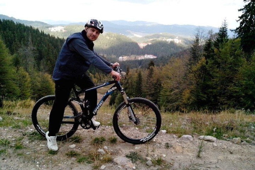 Private Mountain Biking in Vitosha from Sofia