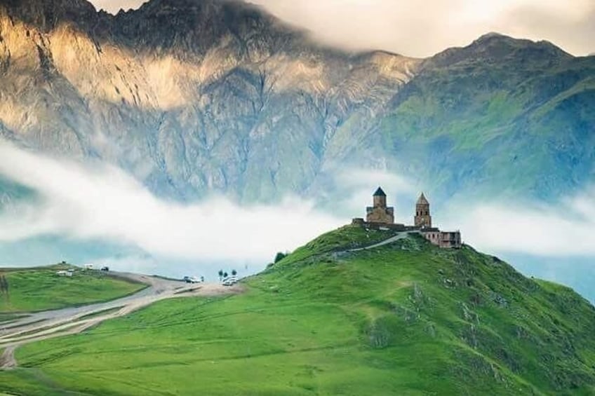 Kazbegi-Gudauri-Ananuri -Jvari monastery from Tbilisi