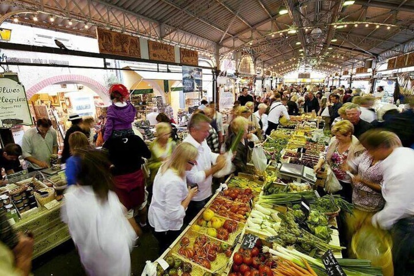Provencal Market, Shopping, and Picnic basket at the lake