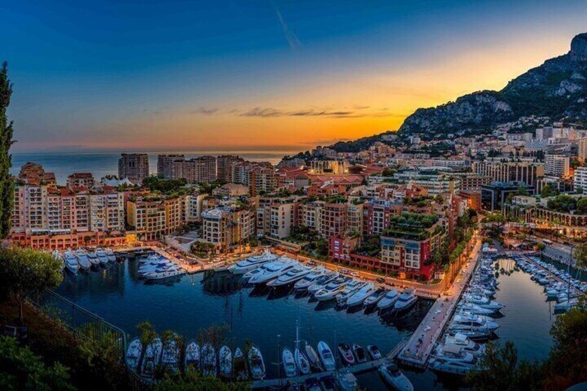 Monaco, Monte Carlo, Eze & Landscape Day & Night Private Tour