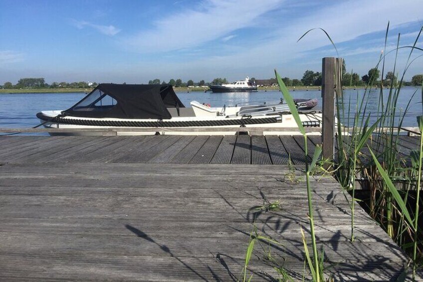 Private Windmill Tour by boat @ Holland's most stunning river 