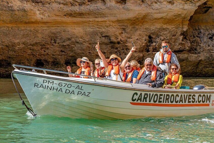 Benagil Long Boat tour (From Carvoeiro to Praia da Marinha)