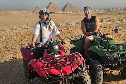 Gizeh-piramides, sfinx, ATV-fiets, kameelrijden, shopping-tour & dinnershow