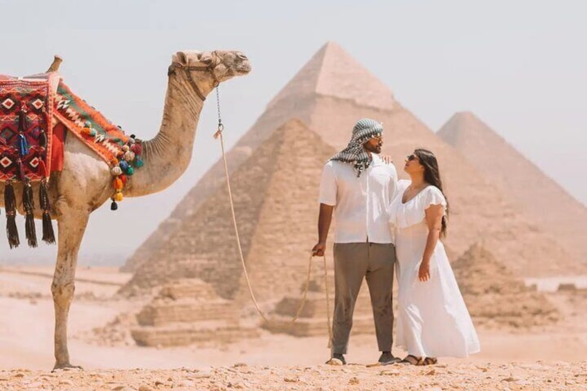 Giza Pyramids Sphinx ATV Bike Camel Nile Dinner Cruise from Cairo