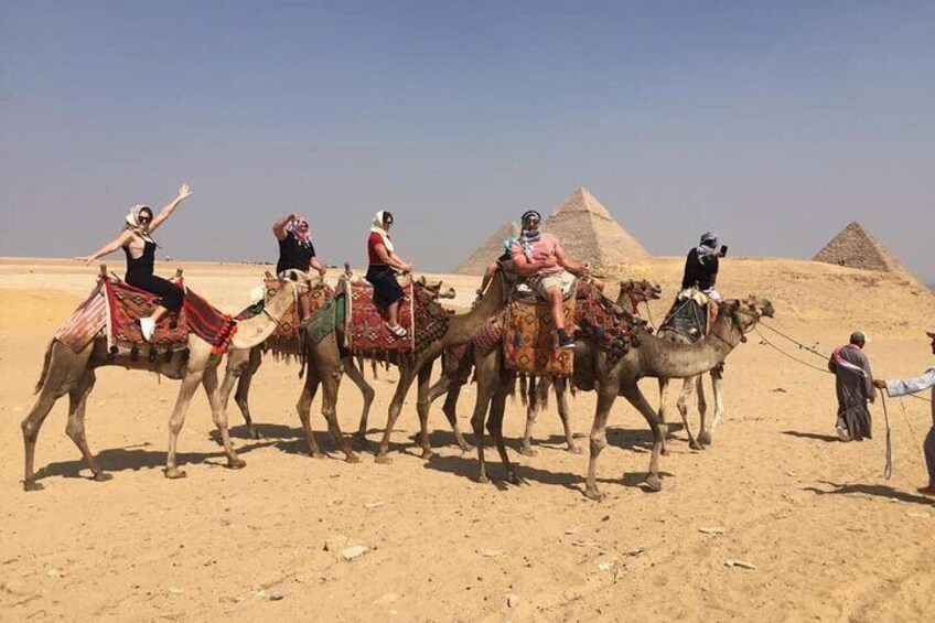 Giza pyramids ,sphinx ,ATV bike ,camel ride ,shopping tour & dinner show