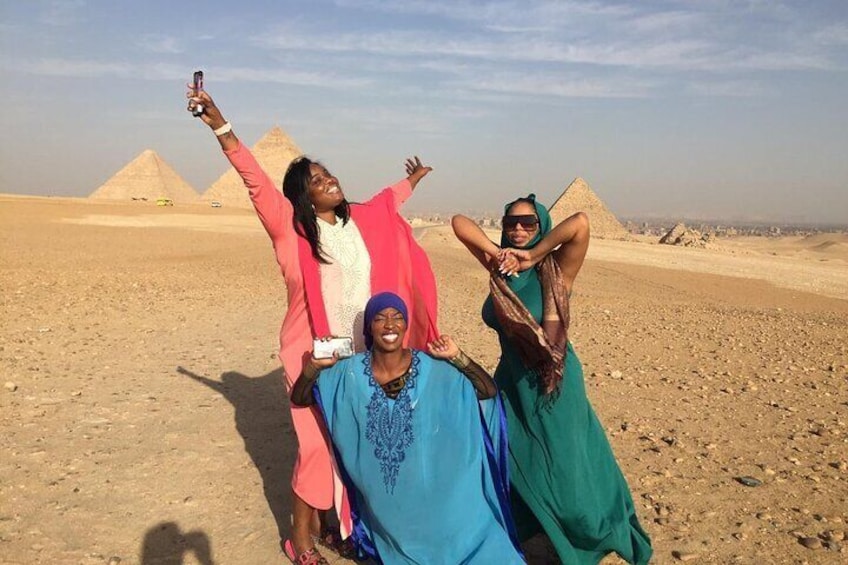 Giza pyramids ,sphinx ,ATV bike ,camel ride ,shopping tour & dinner show