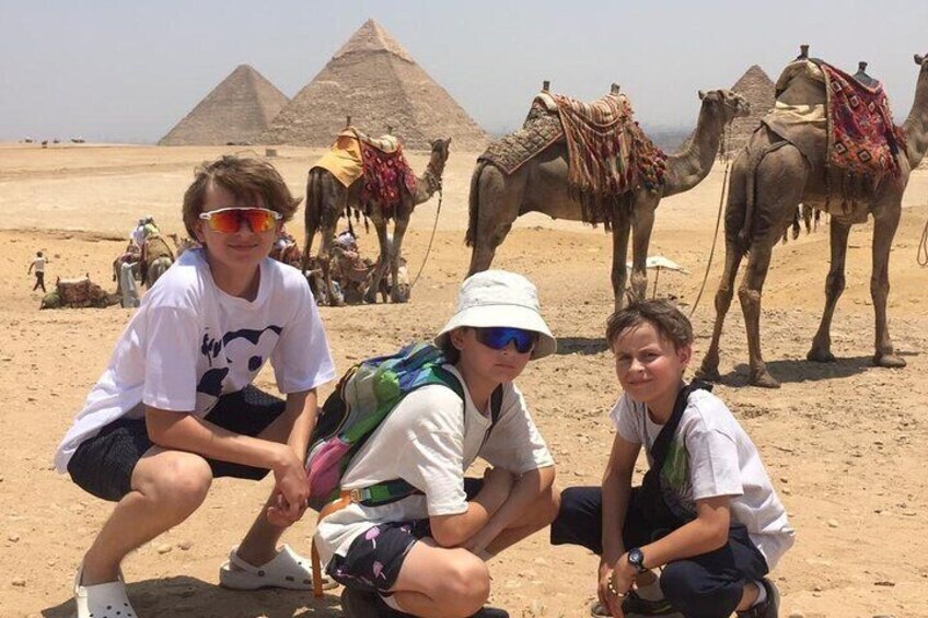 Giza pyramids sphinx ATV bike Lunch camel shopping & dinner show