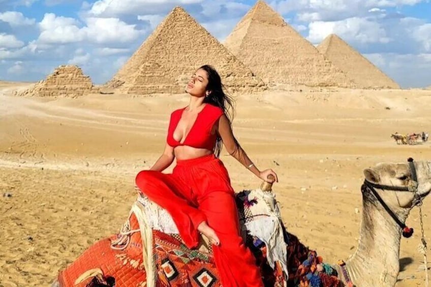 Giza Pyramids Sphinx ATV Bike Camel Nile Dinner Cruise from Cairo