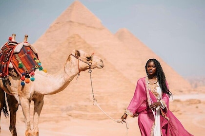 Pirámides de Giza, esfinge, bicicleta ATV, paseo en camello, tour de compra...