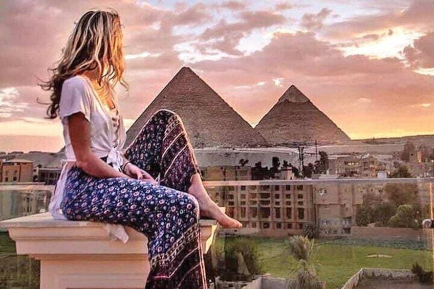 Giza pyramids ,sphinx ,ATV bike ,camel ride ,shopping tour & dinner show