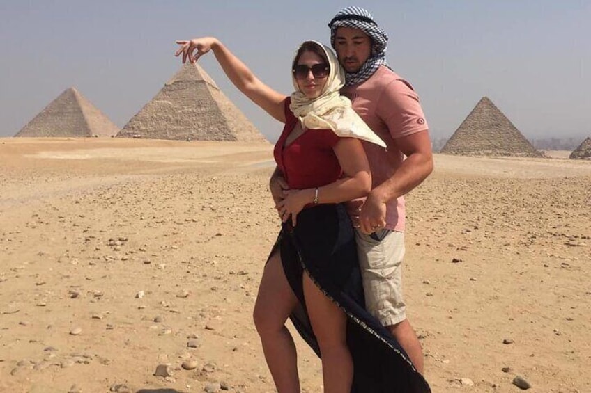 Giza pyramids ,sphinx ,ATV bike ,camel ride ,shopping tour & dinner show