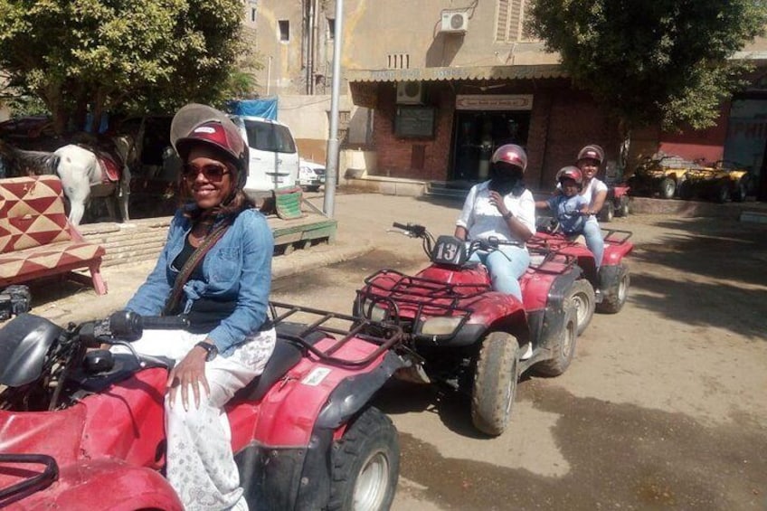 Giza pyramids ,sphinx ,ATV bike ,camel ride ,shopping tour & dinner show