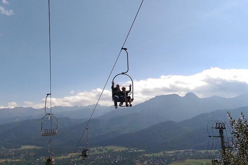 Chairlift at Gubalowka Mountain