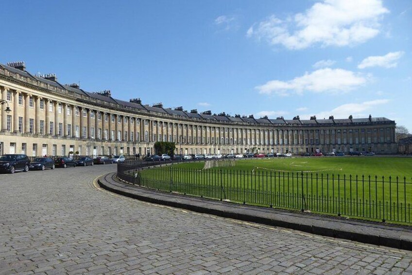 One of the most prestigious addresses in Bath - the Royal Crescent