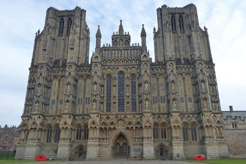 During your tour of Wells you will visit the magnificent Wells Cathedral