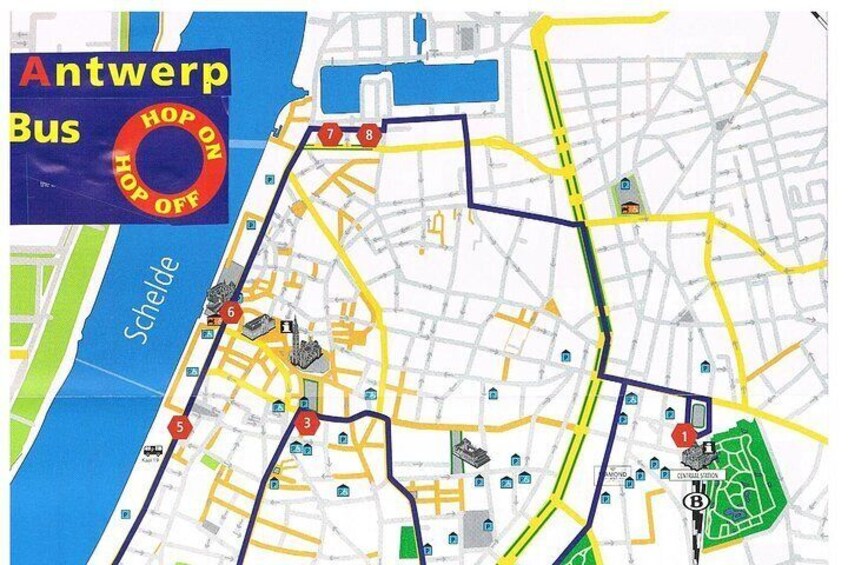 City tour map