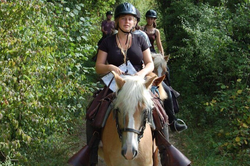 Horse riding in the French countryside