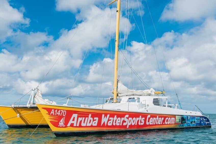 Arusun Catamaran Sail with Snorkeling in Aruba