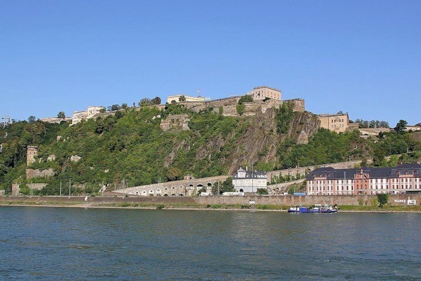 Festung Ehrenbreitstein viewed from Koblenz, Credits: Holger Weinandt