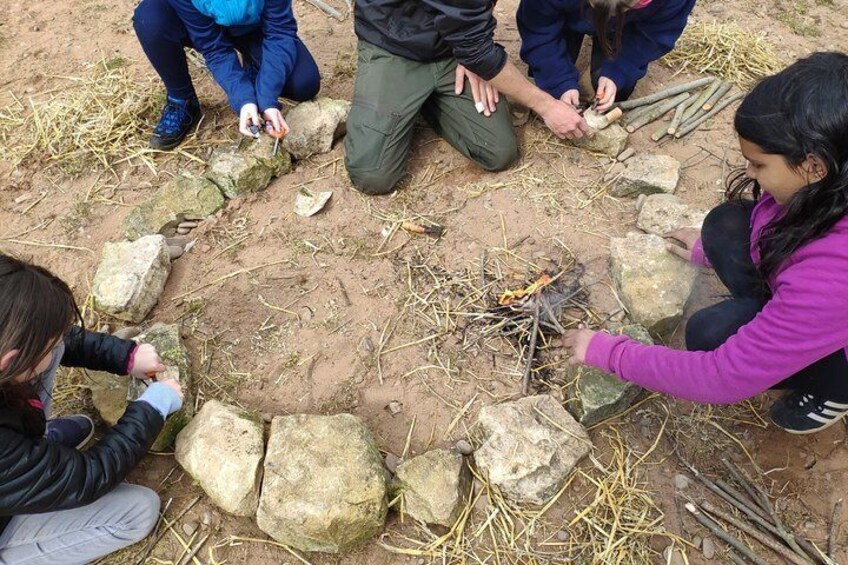 Bushcraft experience, get out and enjoy the outdoors and learn new skills