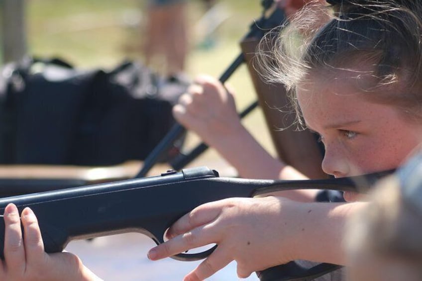 Air Rifle Shooting, come and have great fun, try a new experience! ideal for all