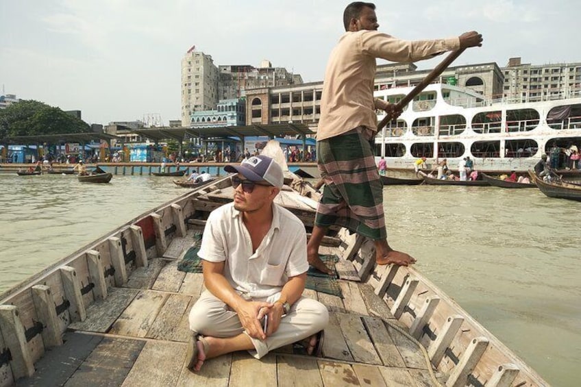 Rowing Boat in Sadarghat