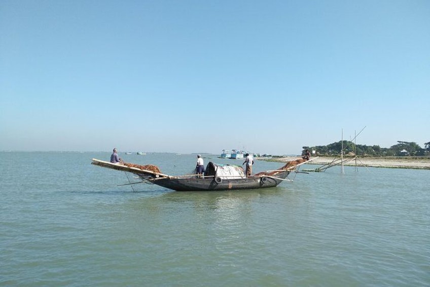 Fishing in Meghna River