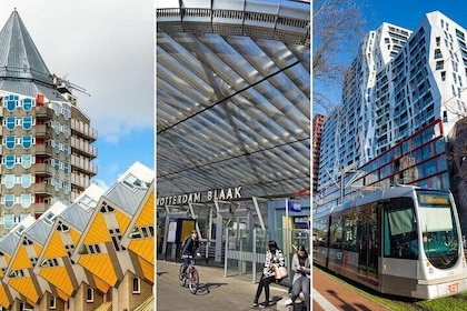 Tour a piedi privato di Rotterdam, incluso l'ingresso alla Cube House