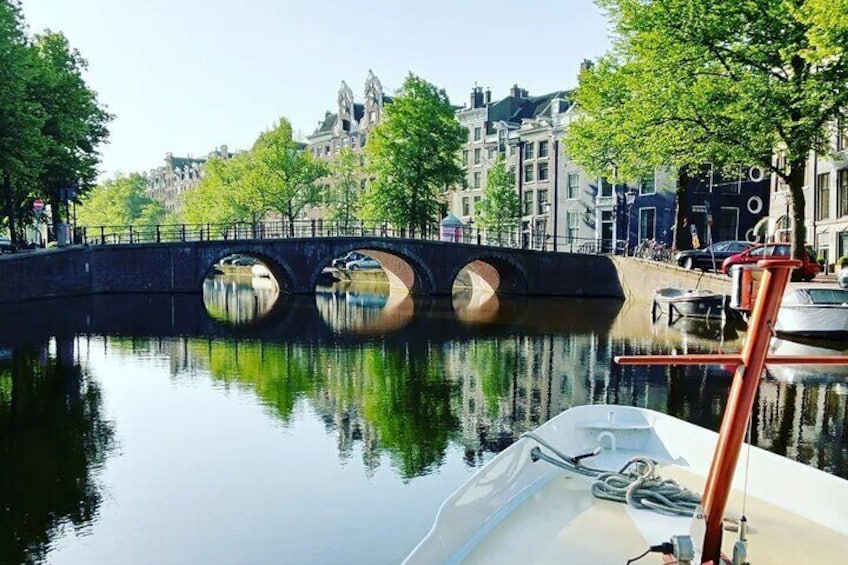 The beauty of the canal in the early morning