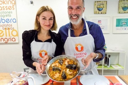 Spanish Cooking Class Paella Tapas and Sangria in Madrid