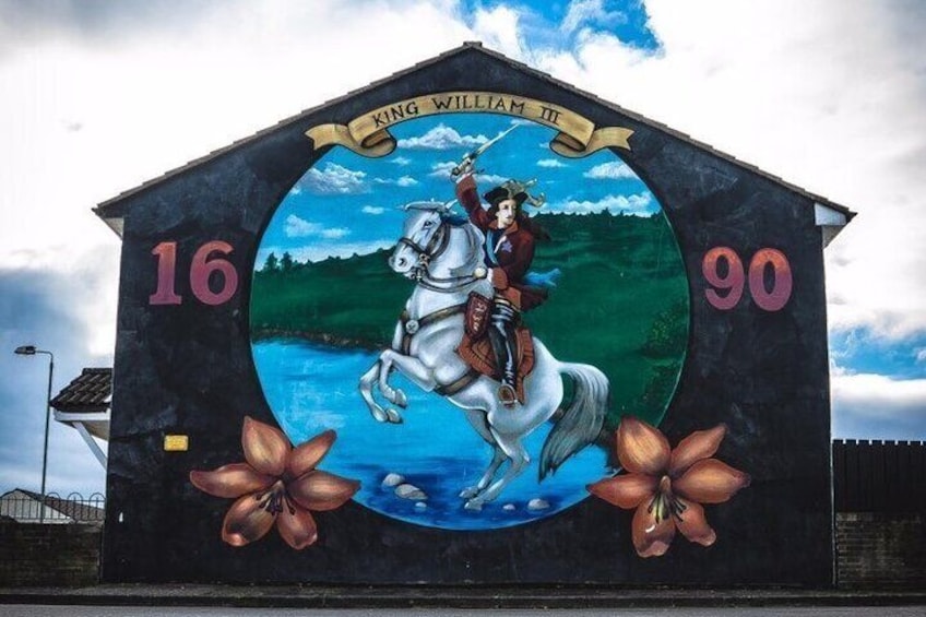 King William mural on the shankill road belfast