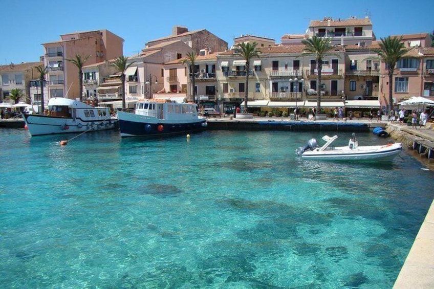 The historical Downtown of La Maddalena