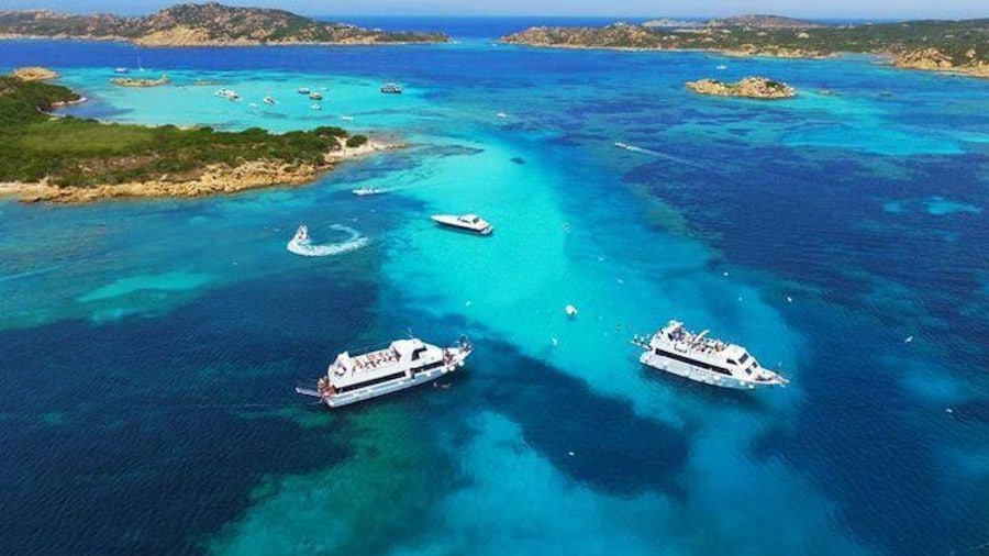The motorboats of Elena Tour Navigazioni