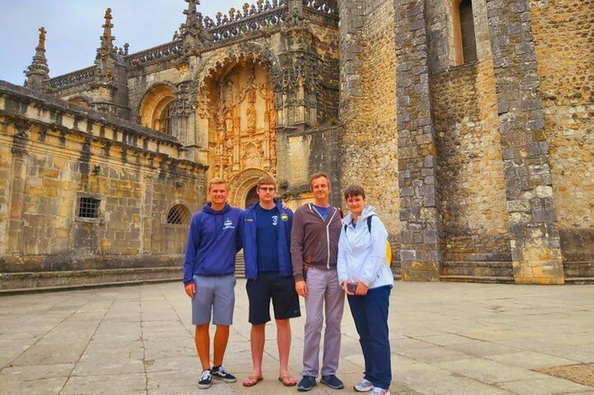 Customers from USA at Convent of Christ in Tomar