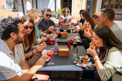 Visite à pied vénitienne de la rue Cicchetti avec cuisine locale et guide