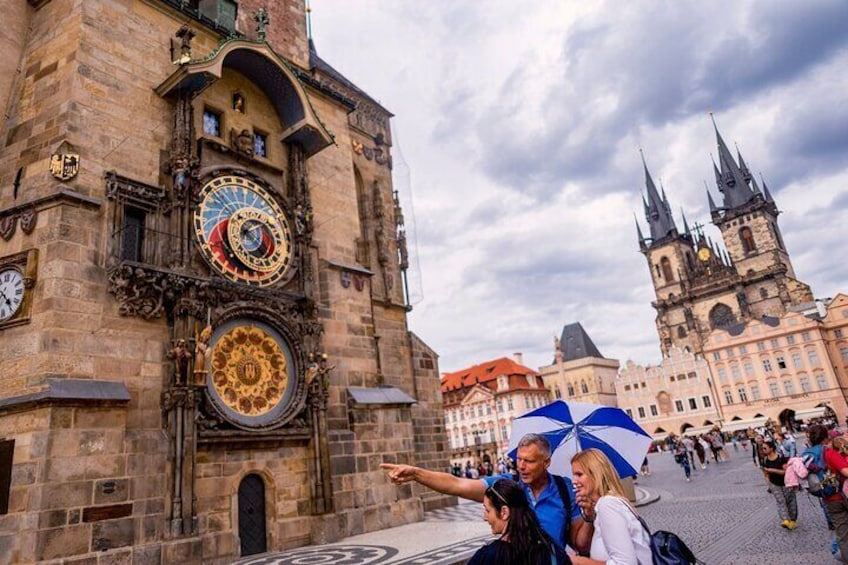 Meeting point: in front of the Astronomical Clock in Old Town Square. 