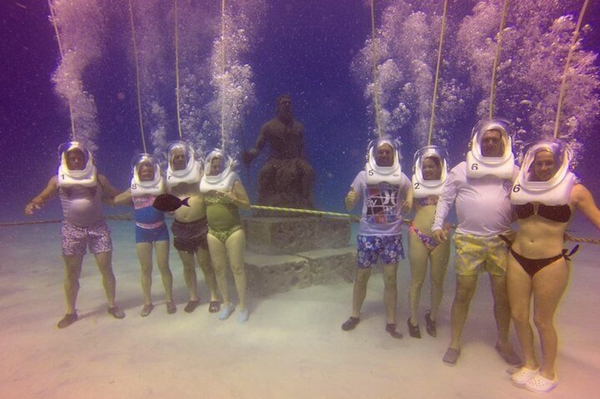 Aquanautas Helmet Diving in San Andres