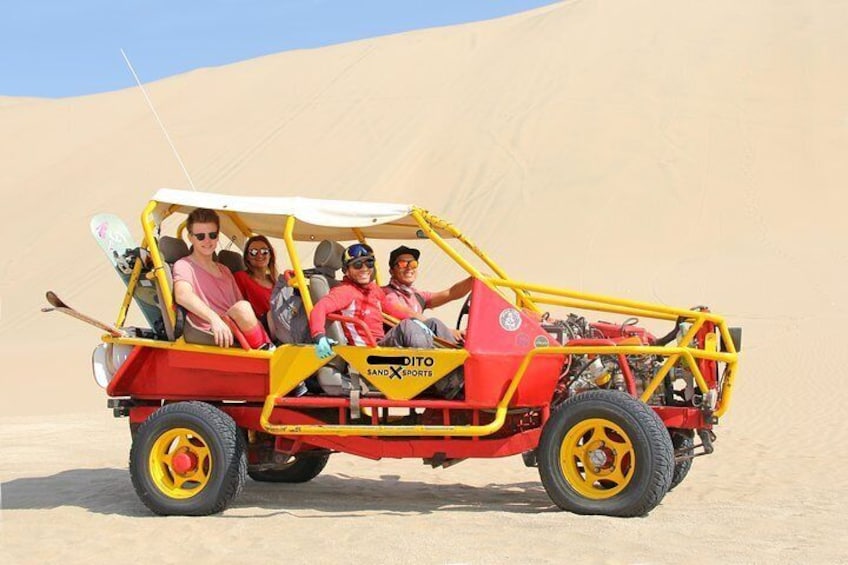 Dune Buggies are the funniest chair lift!