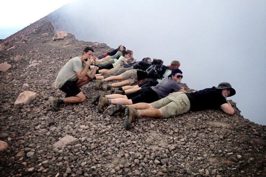 Taking a look to the inside of the crater