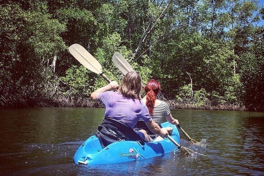 Kayaking at Juan Venado Island