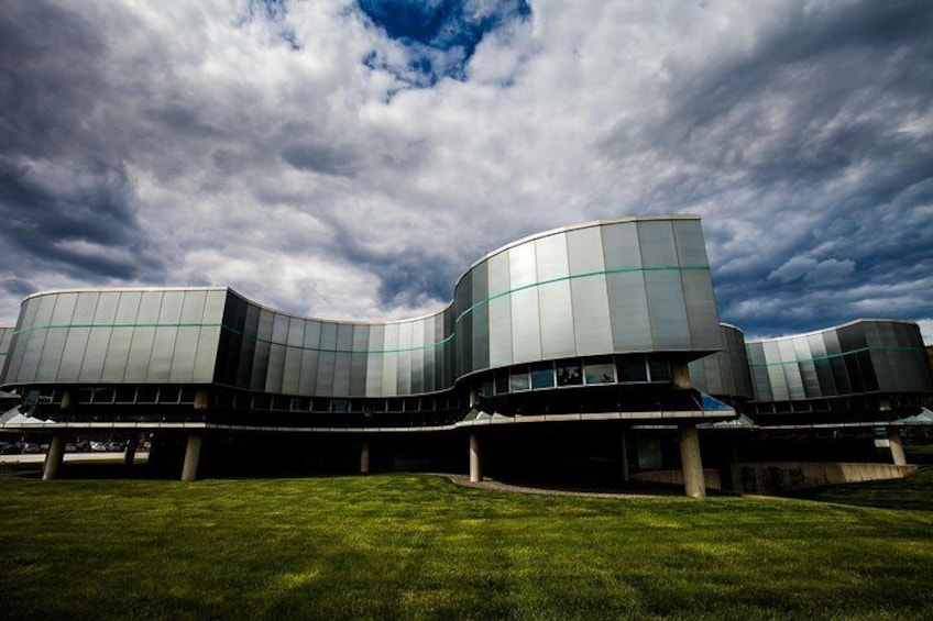 Corning Museum of Glass Exterior- 35 Centuries Exhibit