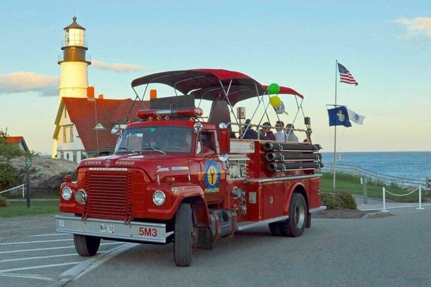 Vintage Fire Truck Sightseeing Tour of Portland Maine