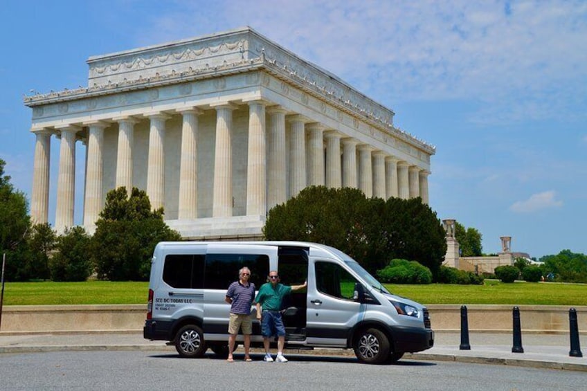 Steve & Dean at the Lincoln Memorial