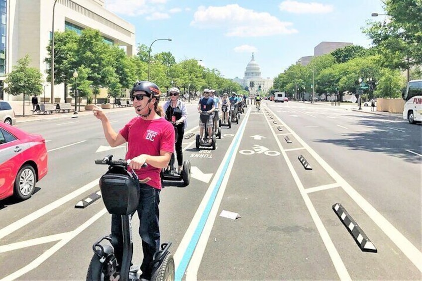 On the Inaugural Parade route