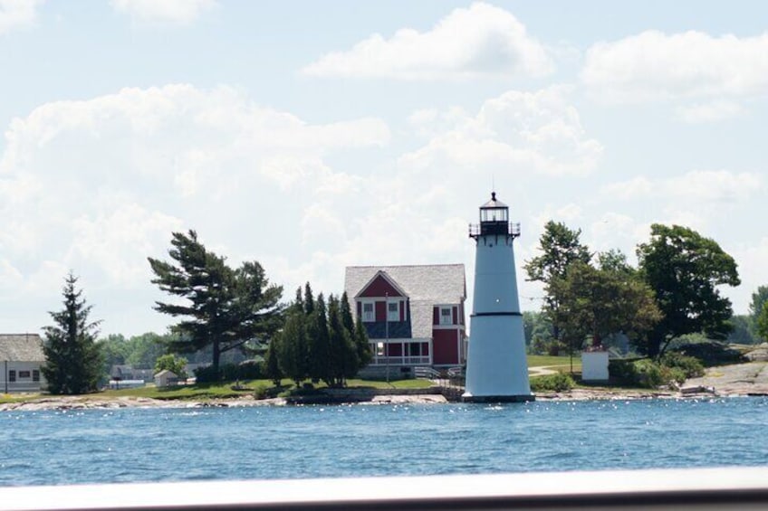 St Lawrence River - Rock Island Lighthouse on a Glass Bottom Boat Tour