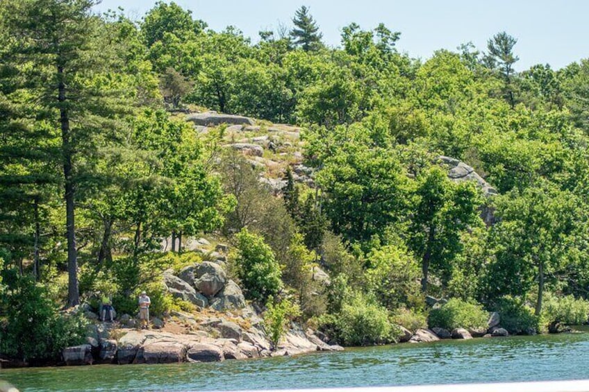 St Lawrence River - Rock Island Lighthouse on a Glass Bottom Boat Tour